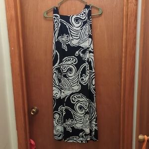 Jones New York Black and White Maxi Dress